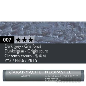 Casstillo Caran D Ache Neopastel Gris Oscuro