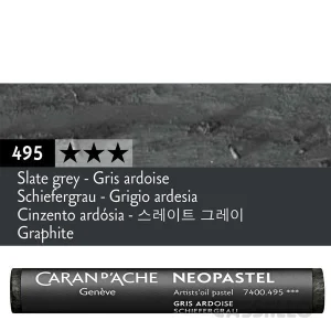 Casstillo Caran D Ache Neopastel Gris Pizarra