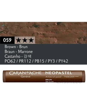 Casstillo Caran D Ache Neopastel Marron