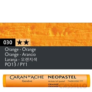 Casstillo Caran D Ache Neopastel Naranja