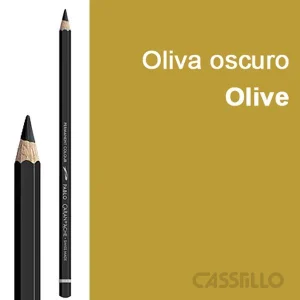 Casstillo Lapiz Caran D Ache Pablo Permanente Color Oliva Oscuro
