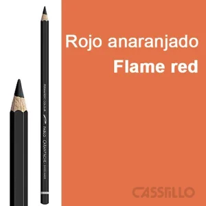 Casstillo Lapiz Caran D Ache Pablo Permanente Color Rojo Anaranjado