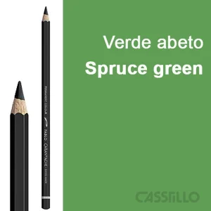Casstillo Lapiz Caran D Ache Pablo Permanente Color Verde Abeto