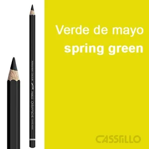 Casstillo Lapiz Caran D Ache Pablo Permanente Color Verde De Mayo