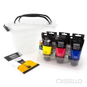 Casstillo Liquitex Caja Acrilicos Basics 9 Tubos De 75 Ml Para Principiantes Row Casstillo Liquitex Caja Acrilicos Basics 9 Tubos De 75 Ml Para Principiantes Row
