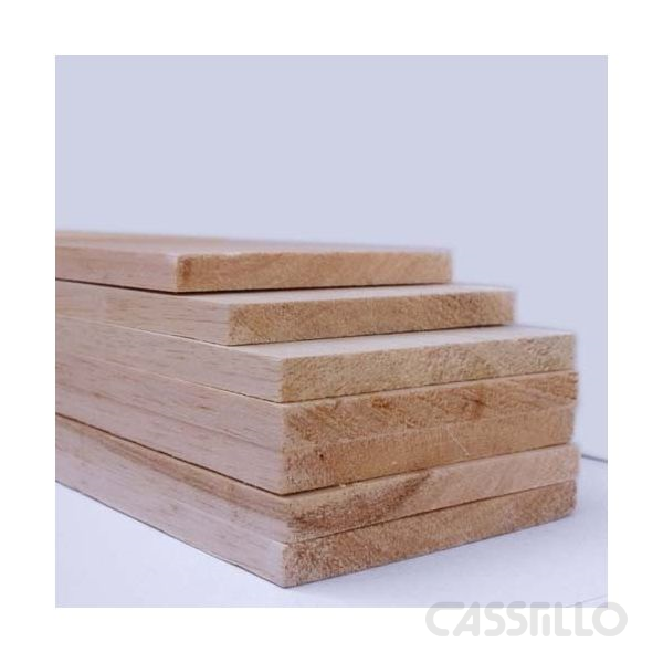 Madera de Balsa Plancha Artist de 100 X 10 cm X 5 mm