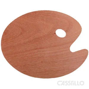 Casstillo Paleta Madera Ovalada 40X50Cm