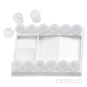 Casstillo Paleta Plastico 12 Godets 21X155X3Cm
