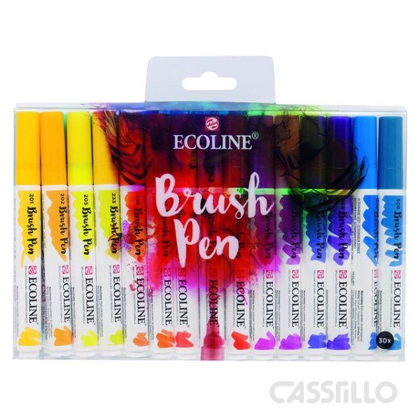 Casstillo Rotulador Ecoline Brushpen Set 30 Colores Casstillo Rotulador Ecoline Brushpen Set 30 Colores