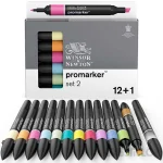 Rotuladores Winsor Newton Promarker Tonos 2 + Blender Set 12 Unidades
