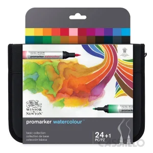 Casstillo Set 24 Retoladors Promarkers Wartercolours Casstillo Set 24 Retoladors Promarkers Wartercolours