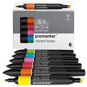 Casstillo Set 6 Rotuladores Promarker Tonos Vibrantes
