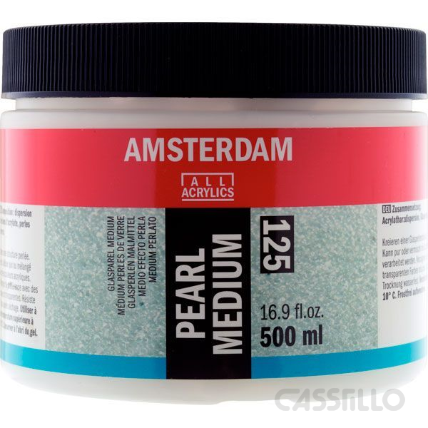 Casstillo-Talens-Aac-Medio-Efecto-Perla-500Ml Medio Efecto Perla Talens Amsterdam Aac 500 Ml - Imagen 1
