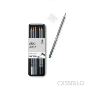 Casstillo Winsor Newton Studio Collection Lapices Grafito Surtido X6 Casstillo Winsor Newton Studio Collection Lapices Grafito Surtido X6