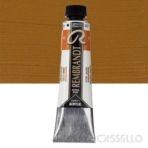 Casstillo Acrilico Rembrandt Tubo 9 40 Ml N 227 Ocre Amarillo