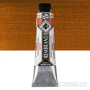 Casstillo Acrilico Rembrandt Tubo 9 40 Ml N 265 Amarillo Oxido Transparente