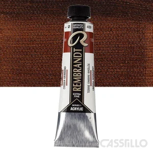 Casstillo Acrilico Rembrandt Tubo 9 40 Ml N 409 Tierra Sombra Tostada