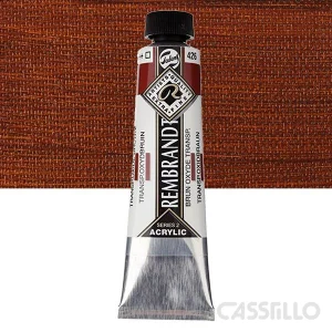 Casstillo Acrilico Rembrandt Tubo 9 40 Ml N 426 Pardo Oxido Transparente