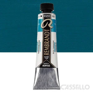 Casstillo Acrilico Rembrandt Tubo 9 40 Ml N 522 Azul Turquesa