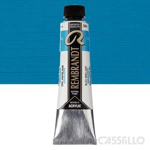 Casstillo Acrilico Rembrandt Tubo 9 40 Ml N 564 Azul Brillante