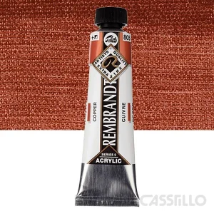 Casstillo Acrilico Rembrandt Tubo 9 40 Ml N 805 Cobre