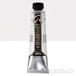 Casstillo Acrilico Rembrandt Tubo 9 40 Ml N 817 Blanco Perla