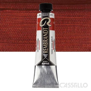 Casstillo Acrilico Rembrandt Tubo 9 40 Ml N411 Tierra Siena Tostada
