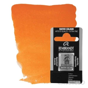 Casstillo Acuarela Rembrandt 1 2 Godet P 13 Anaranjado Cadmio