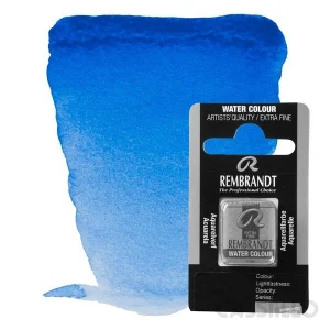 Casstillo Acuarela Rembrandt 1 2 Godet P 13 Azul Cobalto Ultramar
