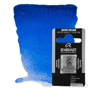 Casstillo Acuarela Rembrandt 1 2 Godet P 13 Azul Ultramar Oscuro