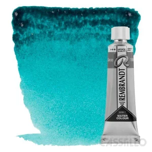 Casstillo Acuarela Rembrandt Tubo 10Ml Verde Azul