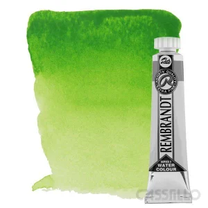 Casstillo Acuarela Rembrandt Tubo 20 Ml Verde Amarillo Permanente