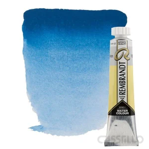 Casstillo Acuarela Rembrandt Tubo 20Ml Azul Ceruleo Verde