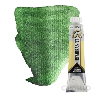 Casstillo Acuarela Rembrandt Tubo 20Ml Verde Purpurina