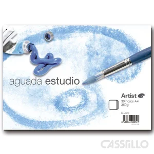 Casstillo Bloc Artist Acuarela Estudio Encolado 30 Hojas 350Gramos 30X30 Cm