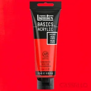 Casstillo Liquitex Acrilico Basics 118 Ml Rojo Fluo