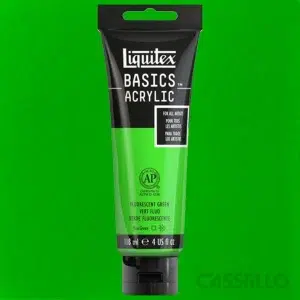 Casstillo Liquitex Acrilico Basics 118 Ml Verde Fluorescente