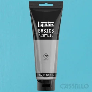 Casstillo Liquitex Acrilico Basics 250 Ml Azul Claro Permanente