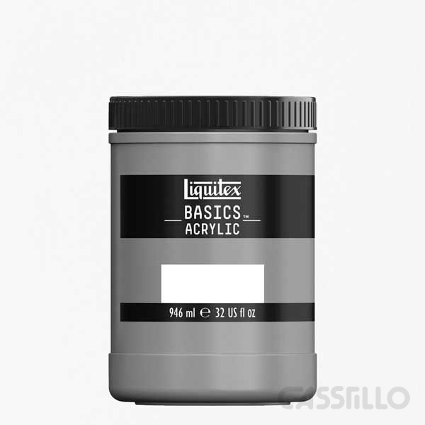 Casstillo-Liquitex-Acrilico-Basics-946 Ml-Blanco-De-Titanio Pintura Acrílica Liquitex Basics Blanco De Titanio 946 Ml - Imagen 1