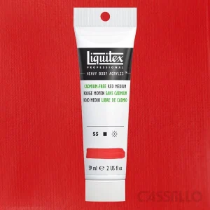 Casstillo Liquitex Acrilico Hb 59 Ml Rojo Medio Libre De Cadmio
