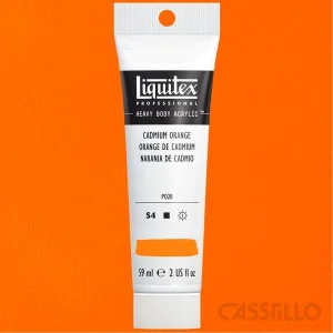 Casstillo Liquitex Acrilico Heavy Body 59 Ml Naranja De Cadmio