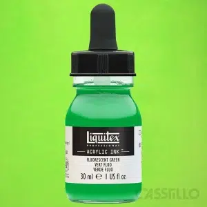 Casstillo Liquitex Tinta Acrilica 30 Ml Verde Fluorescente