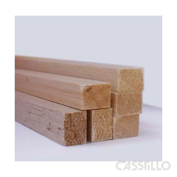 Madera De Balsa Rectangular Artist Barra 100 cm Largo 5X10 mm Ancho