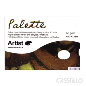 Casstillo Paleta Papel A4 40 Hojas 58 Gramos