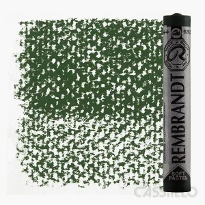 Casstillo Pastel Rembrandt Color Verde Cinabrio Claro 3