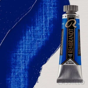 Casstillo Pintura Al Oleo Rembrandt T 6 15 Ml Azul Cobalto Ultramar