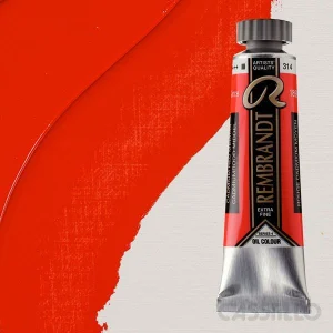 Casstillo Pintura Al Oleo Rembrandt T 6 15 Ml Rojo Cadmio Medio