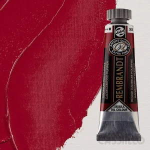 Casstillo Pintura Al Oleo Rembrandt T 6 15 Ml Rojo Cadmio Purpura