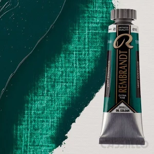 Casstillo Pintura Al Oleo Rembrandt T 6 15 Ml Verde Esmeralda
