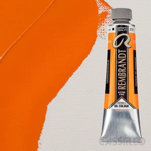 Casstillo Pintura Al Oleo Rembrandt T 9 40 Ml Anaranjado Cadmio